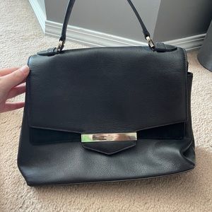 Kate Spade Black and Gold Shoulder Bag